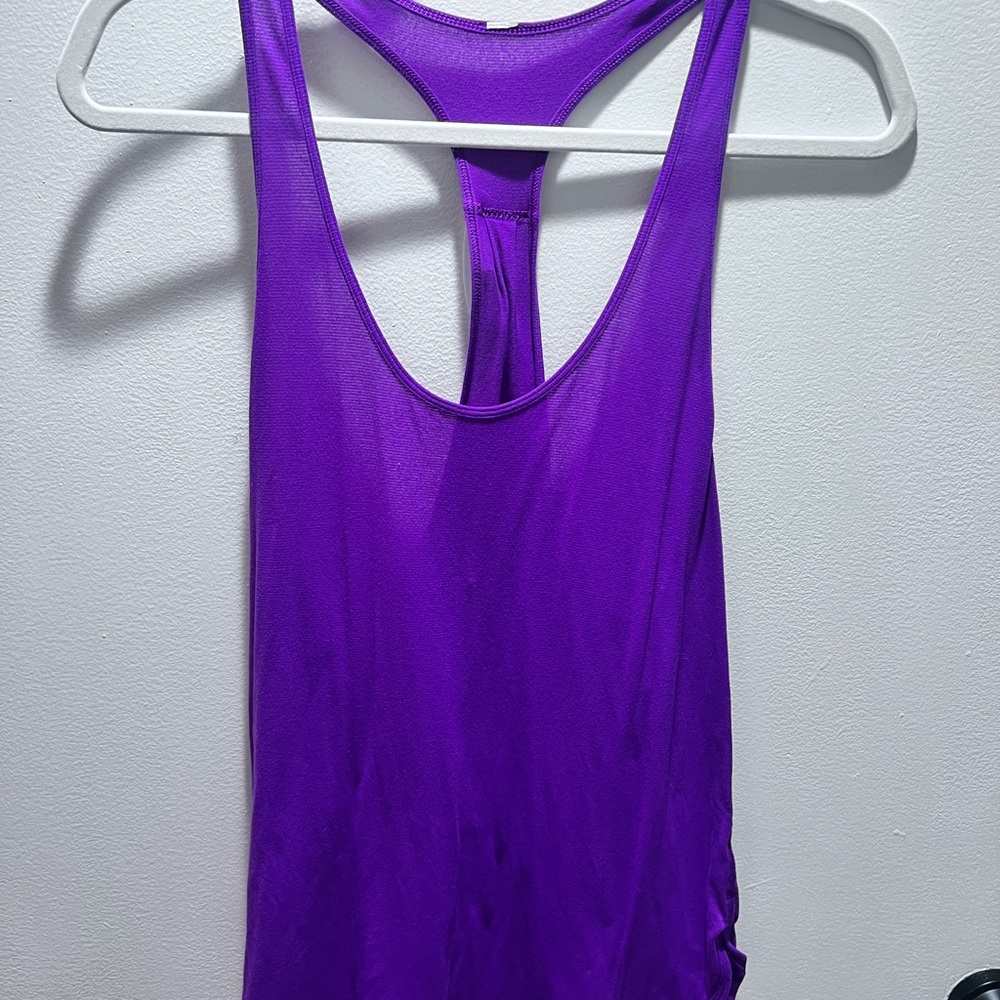 Lululemon Tanks Purple Light sheer purple Women's Racerback Tank Tops Sz 2 EUC - Picture 5 of 9